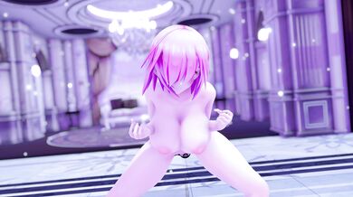 Mash, Kyrielight (Fate) and the Naked Dance of Sex in Ultra High Definition 4K