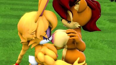 Friendship, Sex and Magic: Sally x Bunnies Animated Hentai Commission