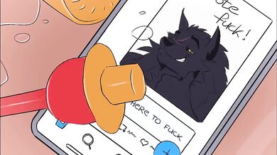 Busty babes in their thongs take turns fucking each other and a guy on the couch, while he watches with excitement