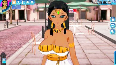 Mystic Priestess Ishizu Ishtar Gives a Tantric Sexual Massage to Yugis Duel Disk, Bringing Out His Inner Dragon!