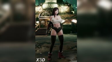 White Clad Tifa - The Ultimate Sexual Experience