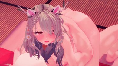 Thrusting Ceres and Fauna in a HMV Hololive Fuckfest!