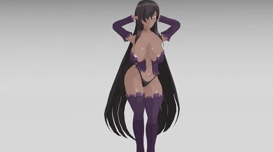 The ultimate power of the black goddess, Kuroinu Kedakaki Seijo wa Hakudaku ni Somaru (Black Inferno: The Power to Destroy Everything)