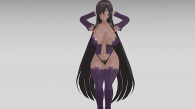 The ultimate power of the black goddess, Kuroinu Kedakaki Seijo wa Hakudaku ni Somaru (Black Inferno: The Power to Destroy Everything)