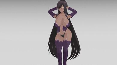 The ultimate power of the black goddess, Kuroinu Kedakaki Seijo wa Hakudaku ni Somaru (Black Inferno: The Power to Destroy Everything)