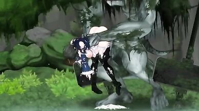 Troll Carried and Cummed by a Dirty Fetishist - Night of Revenge