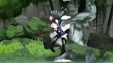 Troll Carried and Cummed by a Dirty Fetishist - Night of Revenge