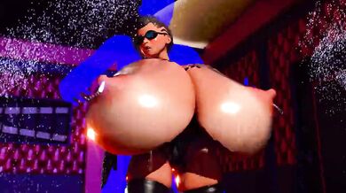 Pornstar Jessica Drakes Milky Breasts Expand Huge in the Bedroom