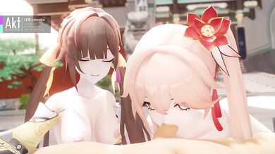 Blowjob Queen of the Demon Realm Gives Intense Cunnilingus to Lucky Fan