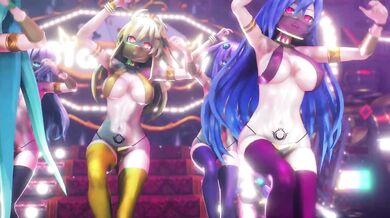 In a Neptunian Harem, Wannabe Queens Risqué Outfit Steals the Show!