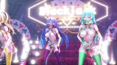 In a Neptunian Harem, Wannabe Queens Risqué Outfit Steals the Show!