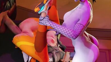 Mortal Kombat XXX: Scarlet Blaze vs Overwatch Hotties