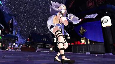 Say My Name, Bitch! Airi and Belfonds MMD Fuck Fest