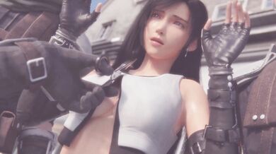 Bounce Babe, Dressed in Black, Sucks Cock and Swallows Semen