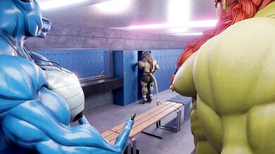 Closet Practice: A Locker Room Lesbian Encounter