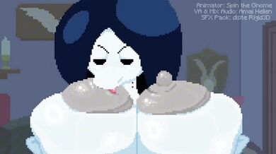 Wet Dreams of a MILF Squirter: Marceline Sucking Milkers