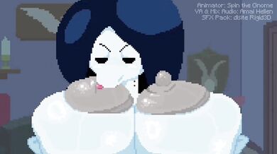 Wet Dreams of a MILF Squirter: Marceline Sucking Milkers