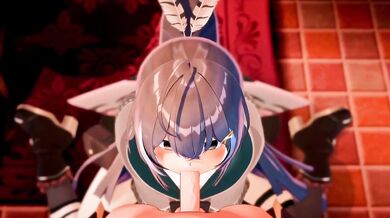 Love Hotel with the Double Penetration and Double Cumshot