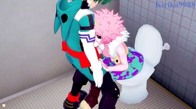 Mina Ashidos Secret Desires Unleashed - Filling Izuku Midoriya with Her Cum!