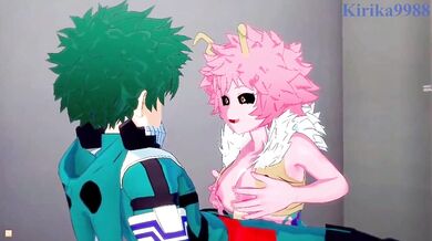 Mina Ashidos Secret Desires Unleashed - Filling Izuku Midoriya with Her Cum!