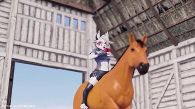 Sexy Stallions, Loon and Horse Playfully Share a Bed