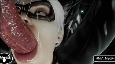 Busty Babe Battle: The Black Cat vs Venom