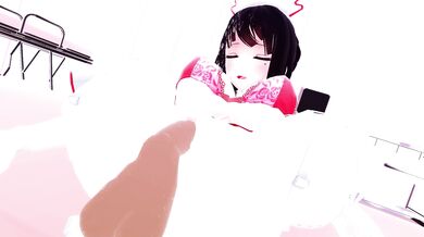 Busty Asian Babe Goes Wild in 3D Kangxi MMD Animation!