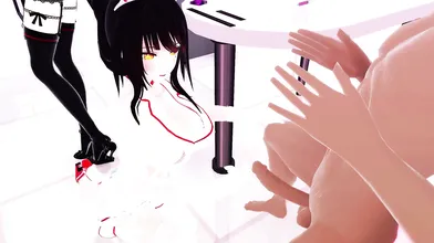Busty Asian Babe Goes Wild in 3D Kangxi MMD Animation!