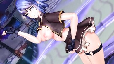 Mommy, can I watch anime? Misaki and Sumire are getting naughty