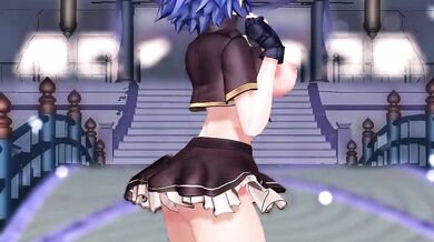 Mommy, can I watch anime? Misaki and Sumire are getting naughty