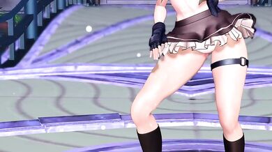 Mommy, can I watch anime? Misaki and Sumire are getting naughty