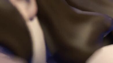 Busty Blonde Riding Dildo in Sexy Lingerie for You