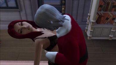 Sexy Elves in Sims 4: A Fang-tastic Lush Christmas