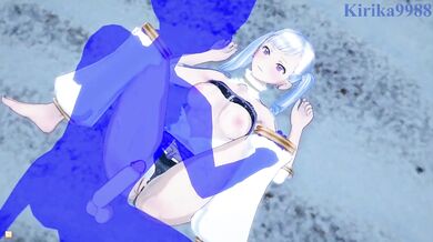 Black Clover - Noelle Silva fucks on the beach at midnight