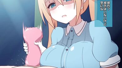 Yuzutei gets a sadistic handjob from Kaho Hinata, leaving him screaming in pleasure