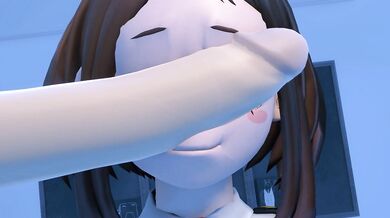 Rewritten as: Ultimate Lesbian Love Triangle: Ochaco and Uraraka Get Double-Teamed by a Masked Lover