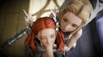 Hentai Blowjob with Raya-Osena