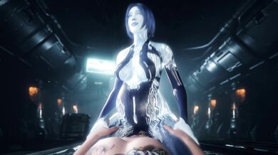 Preggo Cortanas Unforgettable Masturbation