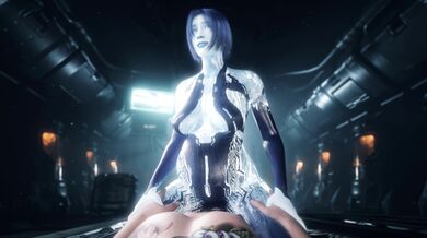 Preggo Cortanas Unforgettable Masturbation