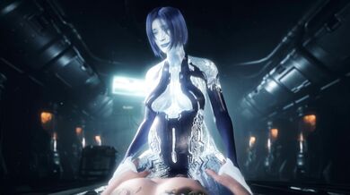 Preggo Cortanas Unforgettable Masturbation