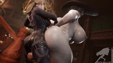 Jill Valentine gets fucked by the Queen of Hentai Alcina Dimitrescu in 3D - Sound Version