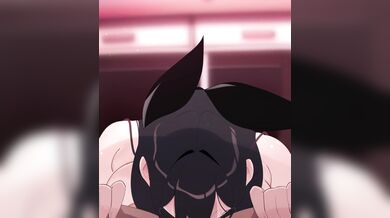 Ender-chan gets her first Big Boob Blowjob from a mysterious stranger without a VA [chururu]