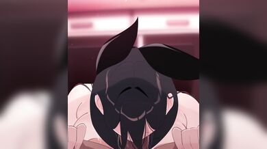 Ender-chan gets her first Big Boob Blowjob from a mysterious stranger without a VA [chururu]