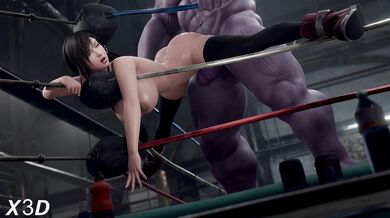 The sexiest black female in Final Fantasy, Tifa Lockhart, strips off her clothes and reveals the true nature of her voluptuous body