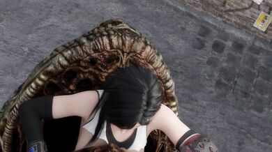 Tifa and the Giant Worm - Round 2