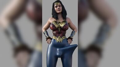 One-Eyed Wonder Woman 3D Hentai Futa Porn Video