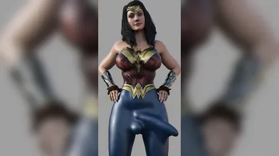 One-Eyed Wonder Woman 3D Hentai Futa Porn Video