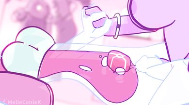 The glowing worm hole