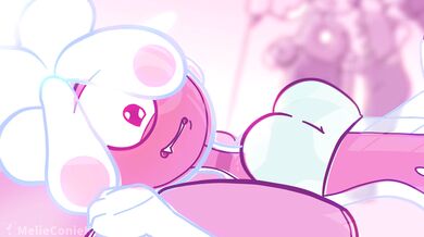 The glowing worm hole