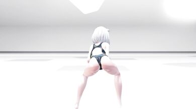 Unleashing the Kraken: The Blue Archived Crotch Dance of the Ghost!